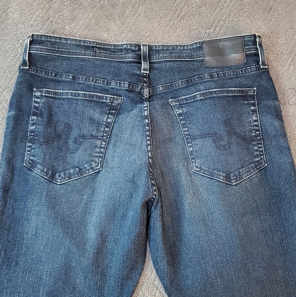 AG Everett Slim Straight Cloud Soft Denim Jeans - Picture 7 of 15